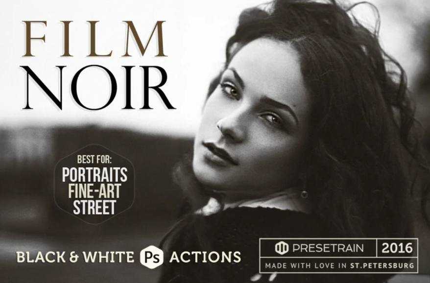 Black and White Film Noir Effect