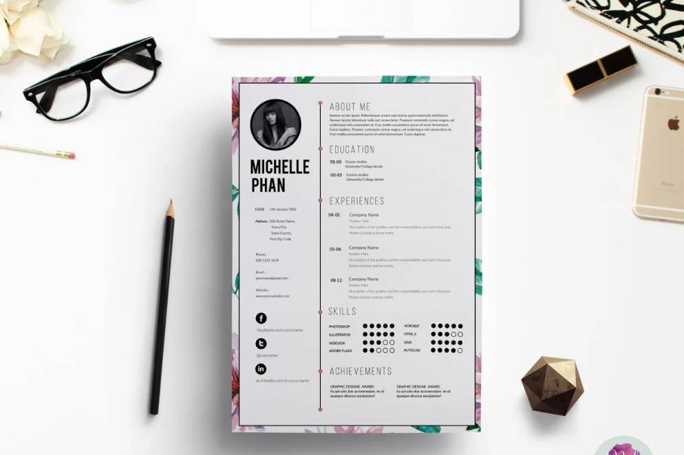 Chic Style Resume Template
