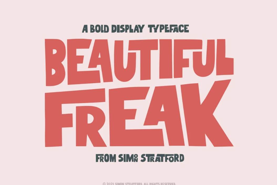 Creative Beautiful Freak Fonts