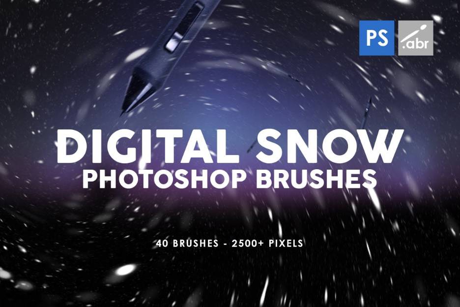 free snow brushes procreate
