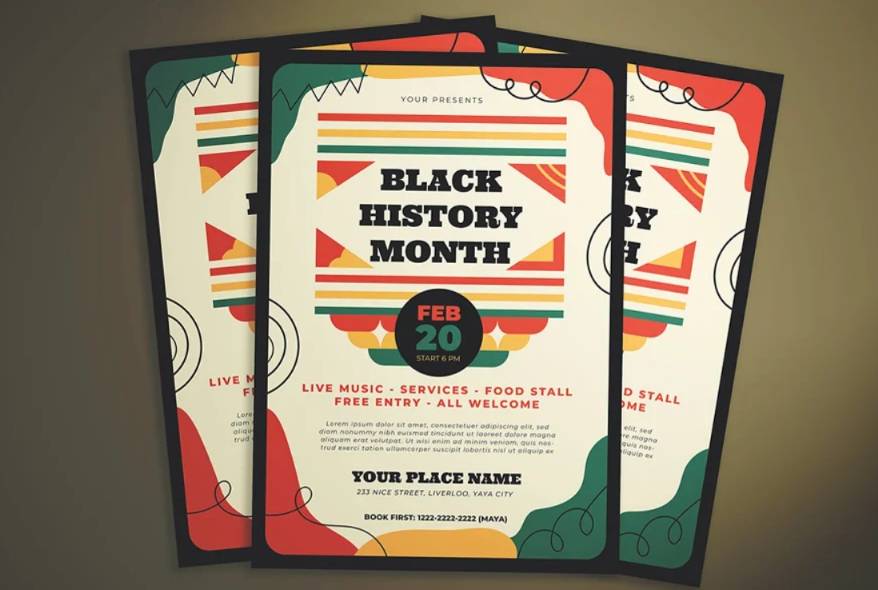 Editable Black history Month Flyer