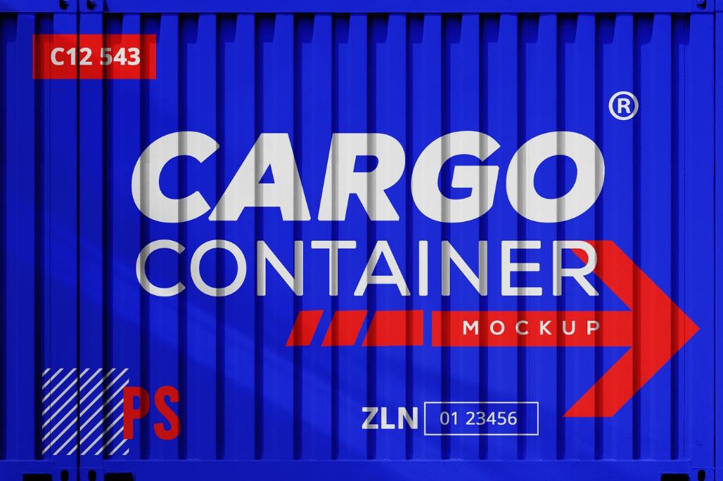 Editable Container PSD