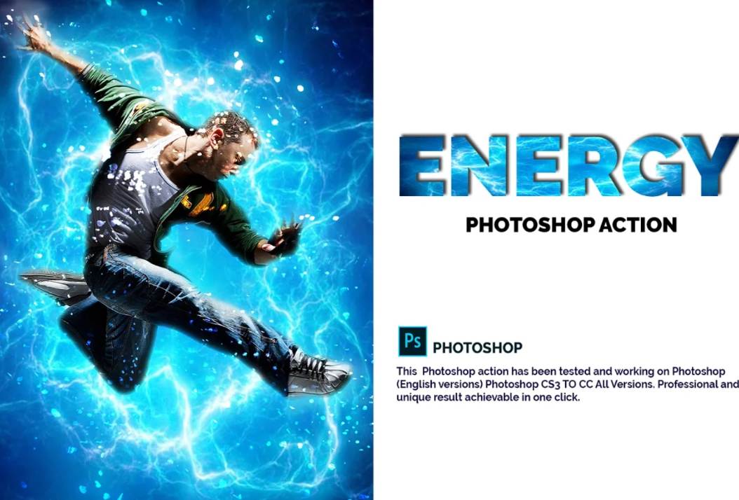 Energy Style Photoshop Effect