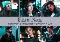 Film Noir Photoshop Action Effects