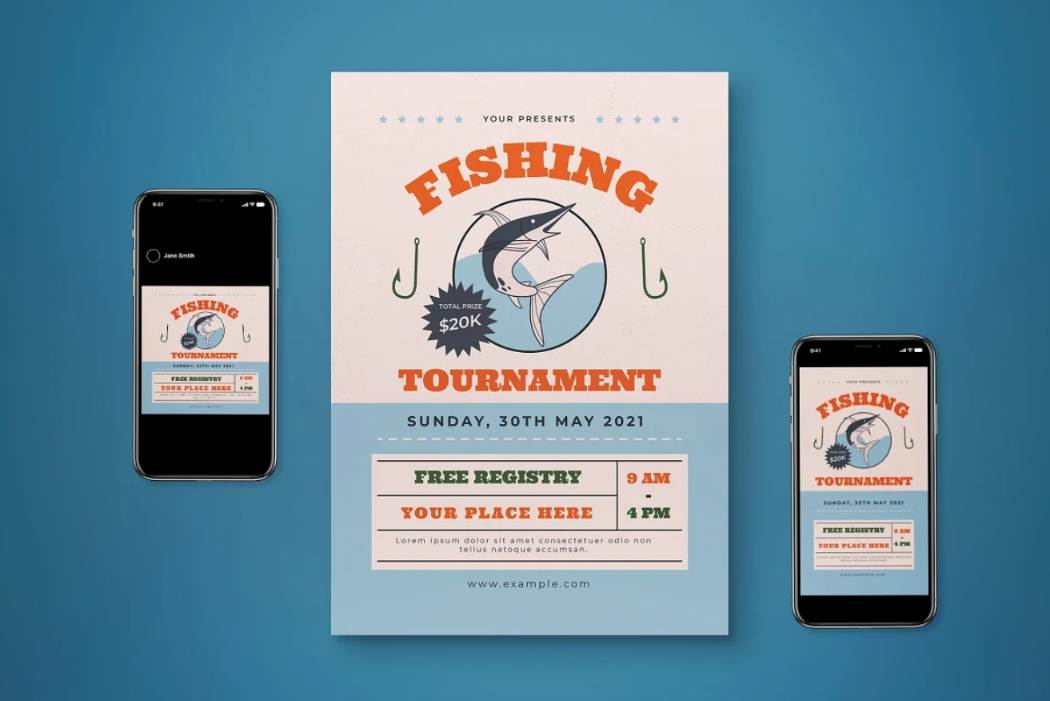 Fishing Tournament Promotional Set