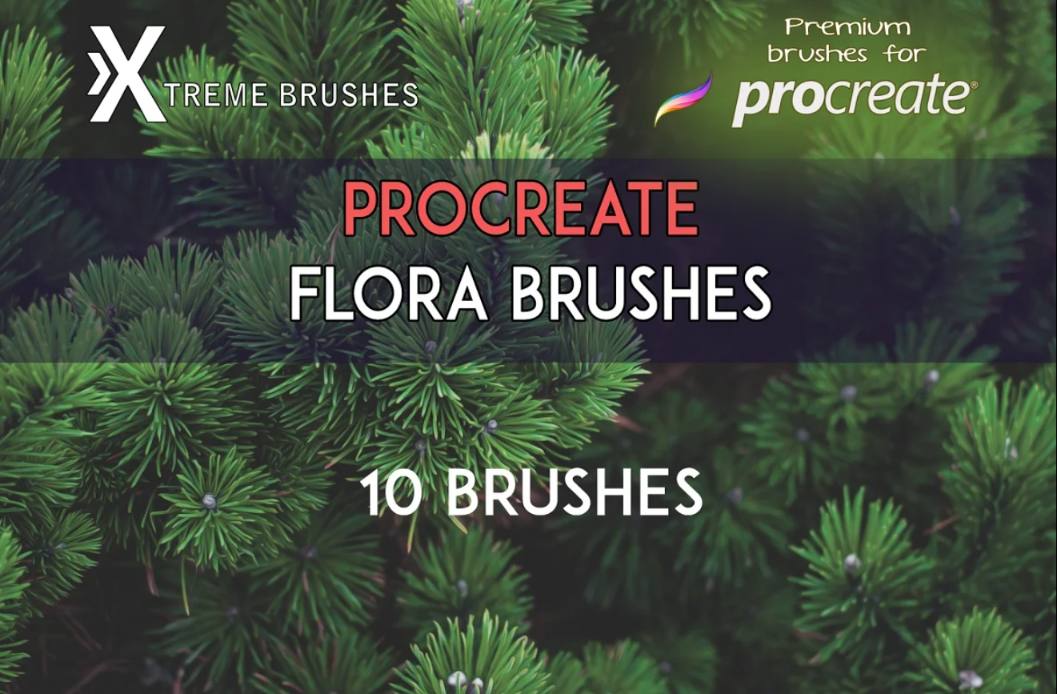Flora Style Procreate Brush Designs