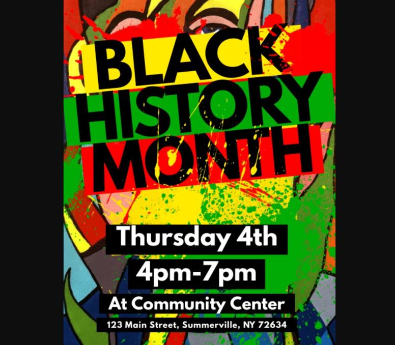 Free Black History Flyer