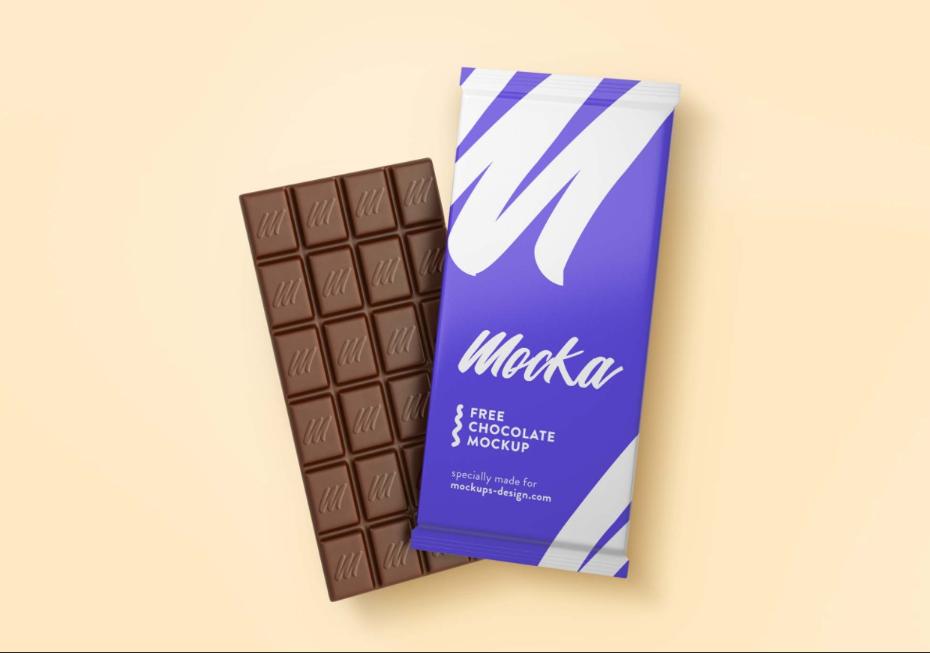 Free Chocolate Branding Mockup