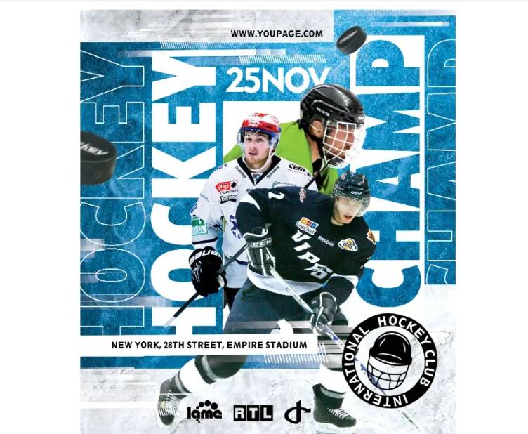 Free Hockey Championship Flyer