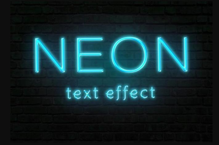 Free Neon Text Effect