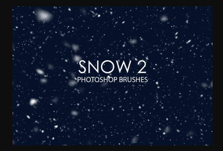 Free Snow Photoshop Brushes