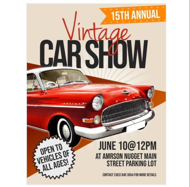 Free Vintage Car Show Flyer Template