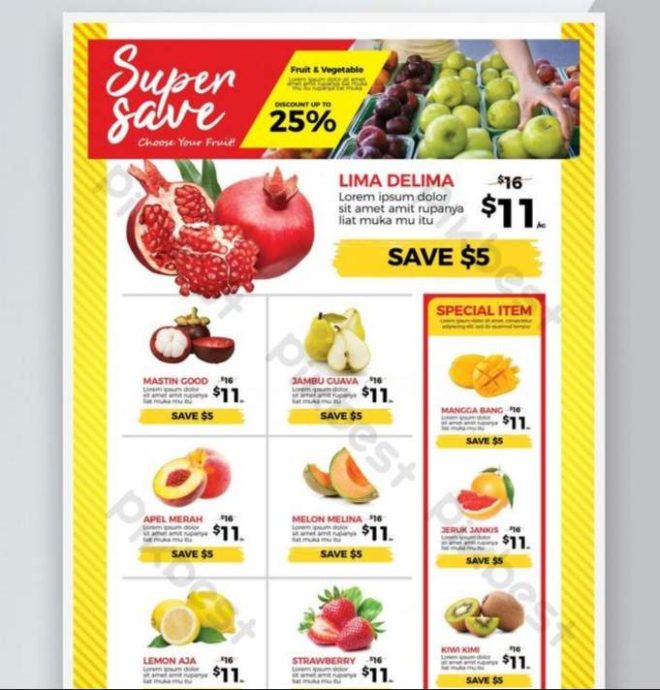 15+ Grocery Flyer Template PSD Download Graphic Cloud