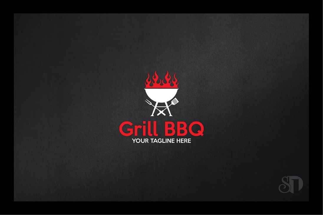 Fully Editable BBQ Logo