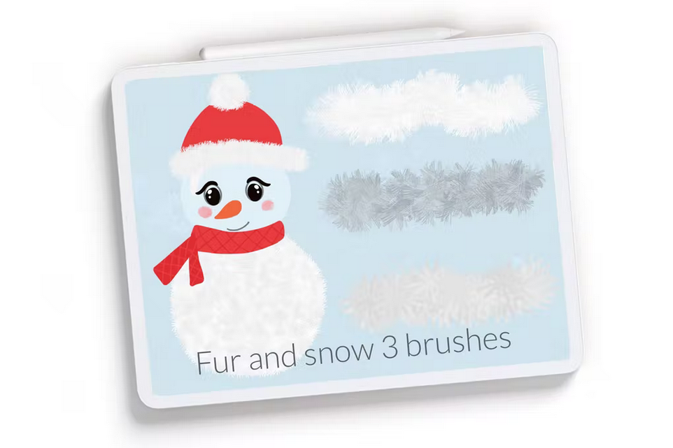 Fur-and-snow-brushes