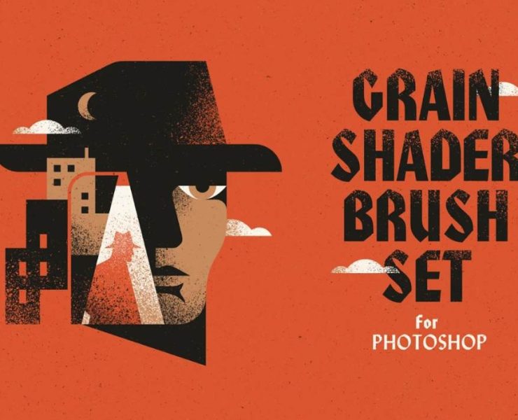 15+ Grain Shader Brushes ABR Procreate Download