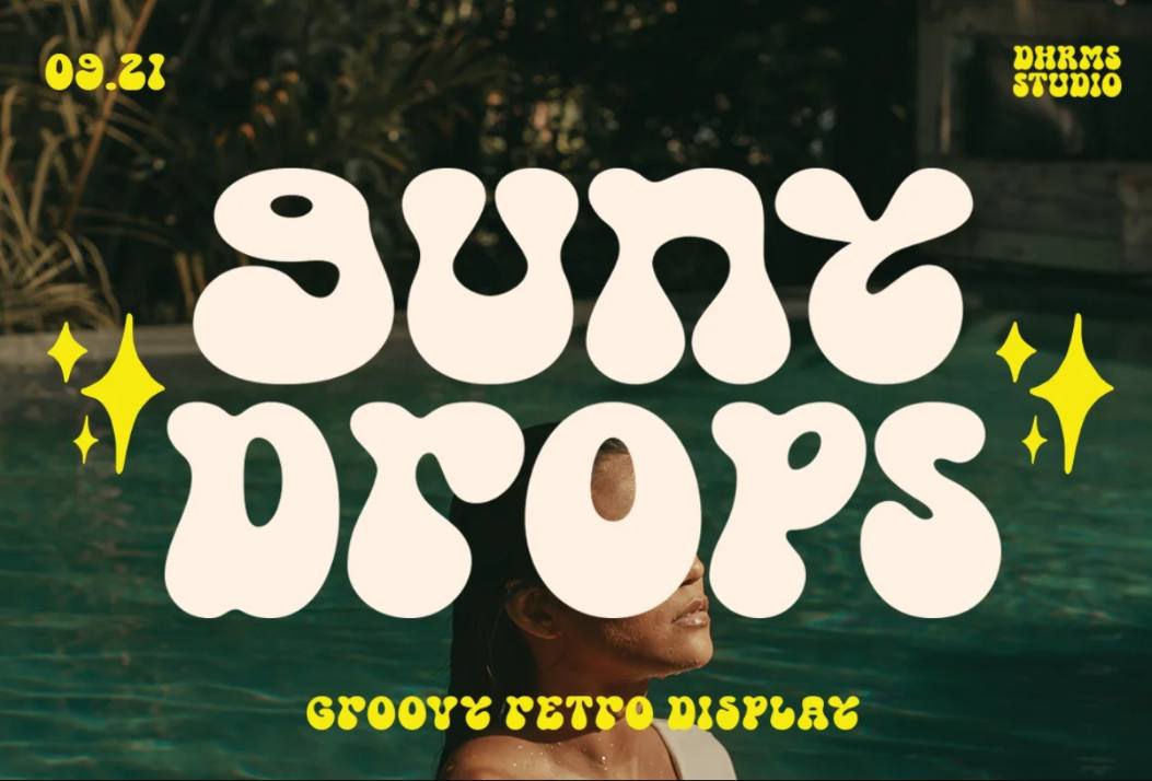 Groovy and Retro Typeface
