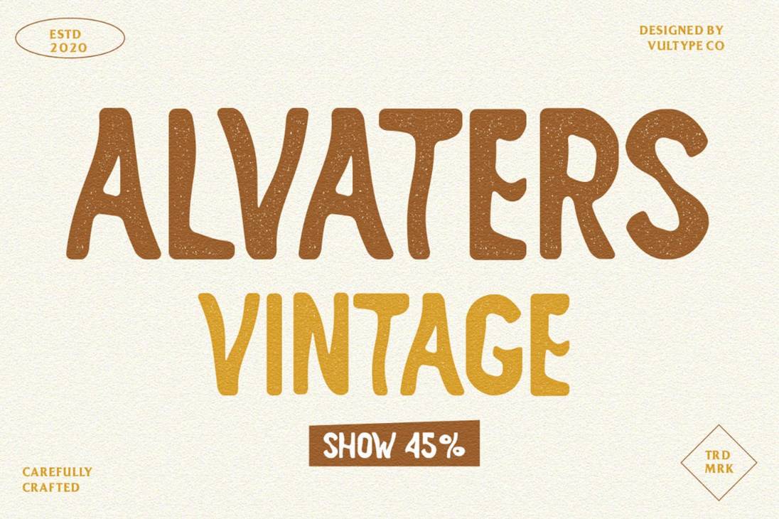 Grunge Vintage Style Font