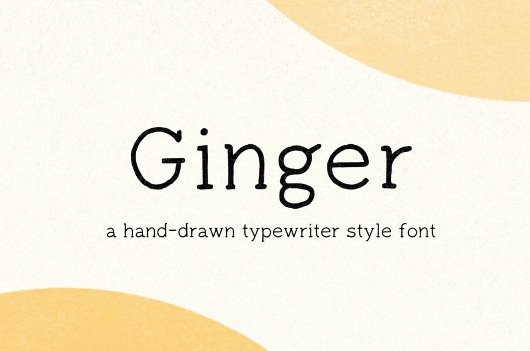 Hand Written Typewriter Fonts