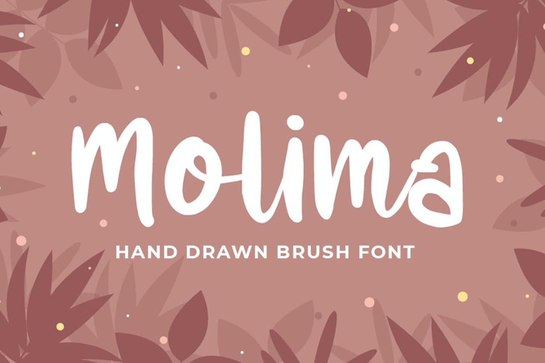 Hand written Brush Typeface