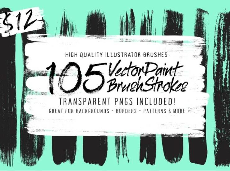 15+ Stroke Brushes ABR Photoshop Procreate Download