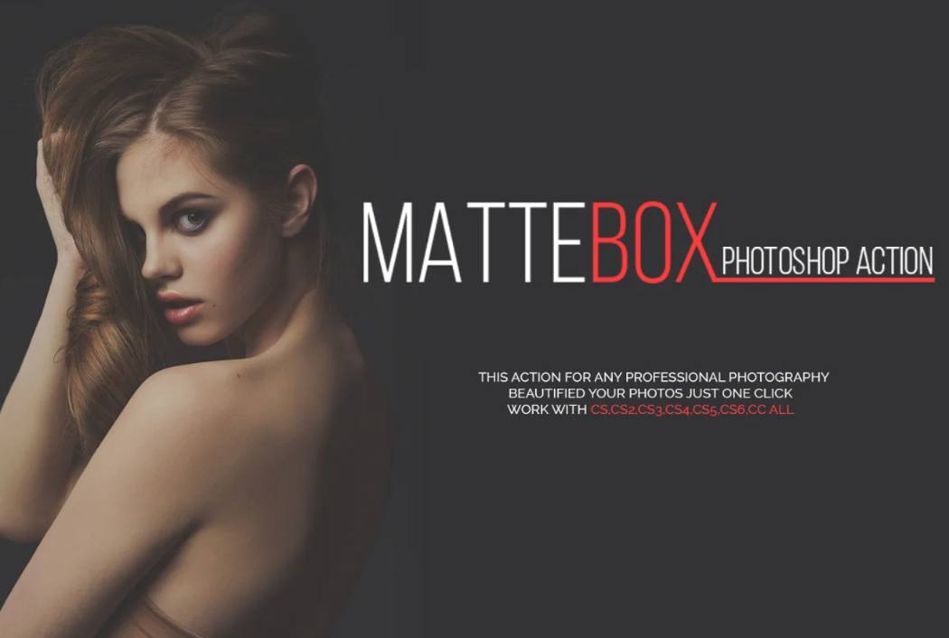 Matte Box Photoshop Action