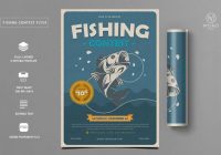 Fishing Flyer Template PSD
