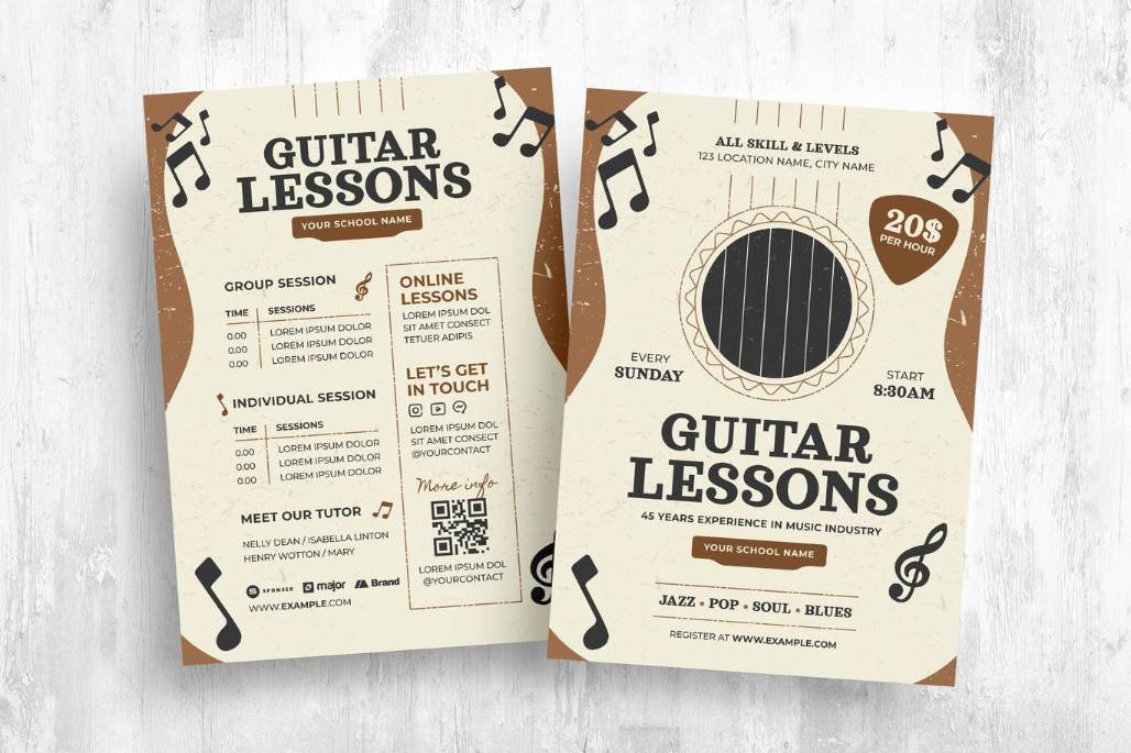 Music Lessons Promotional Set