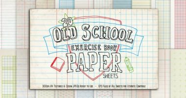 Notebook paper Textures