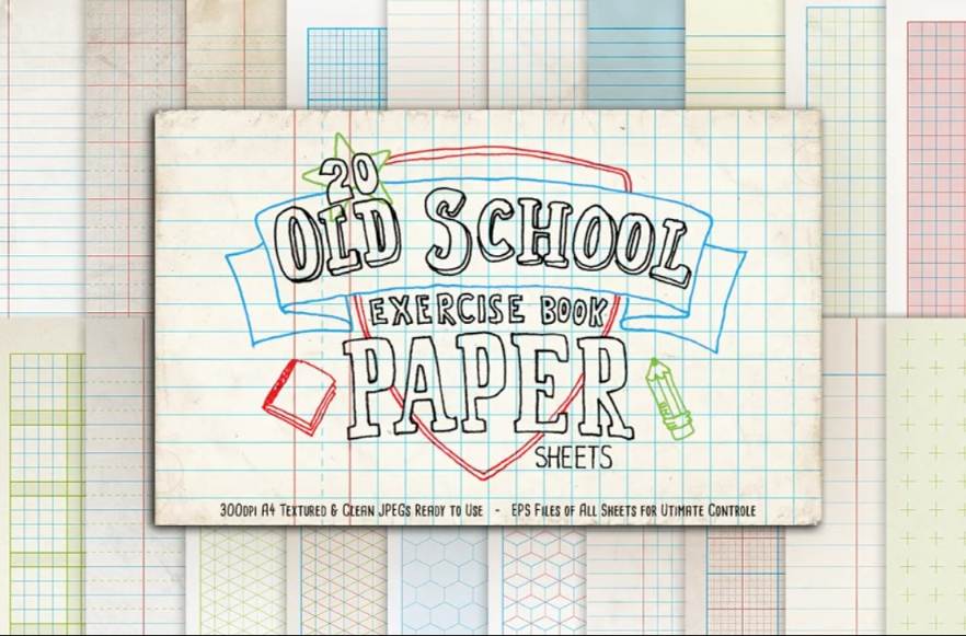 Old School Notebook paper Texture