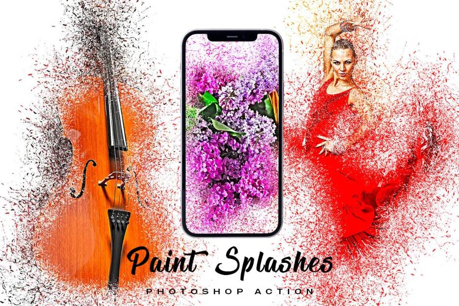 Paint Splash PS Effects