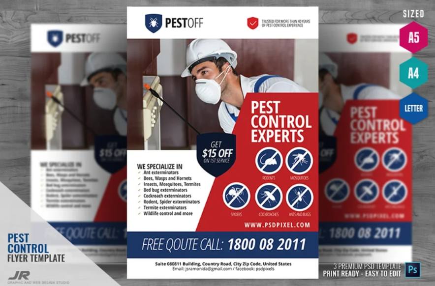 Pest and Animal Control Company Flyer 