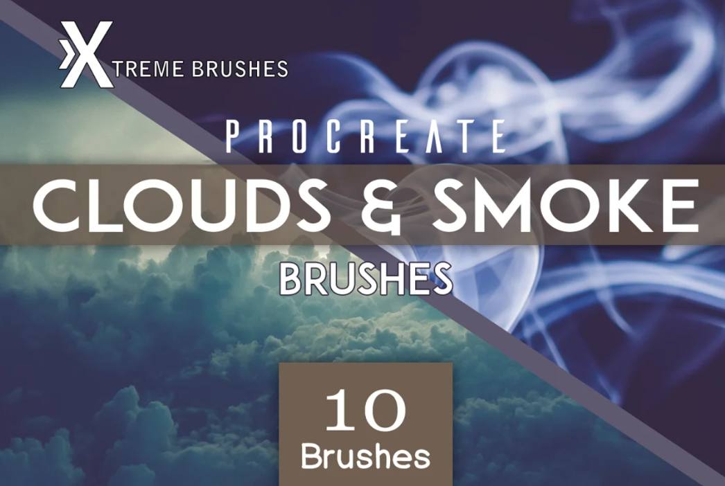 Procreate Clouds and Smoke Brushes