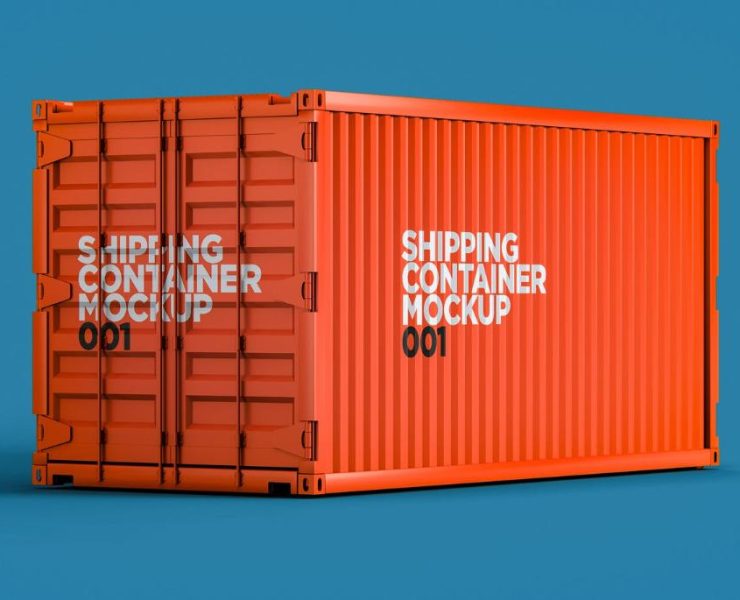 15+ Shipping Container Mockup PSD Download
