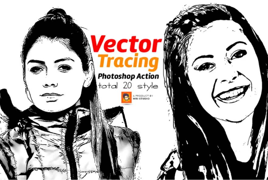 Professional Vector Tracing Effect