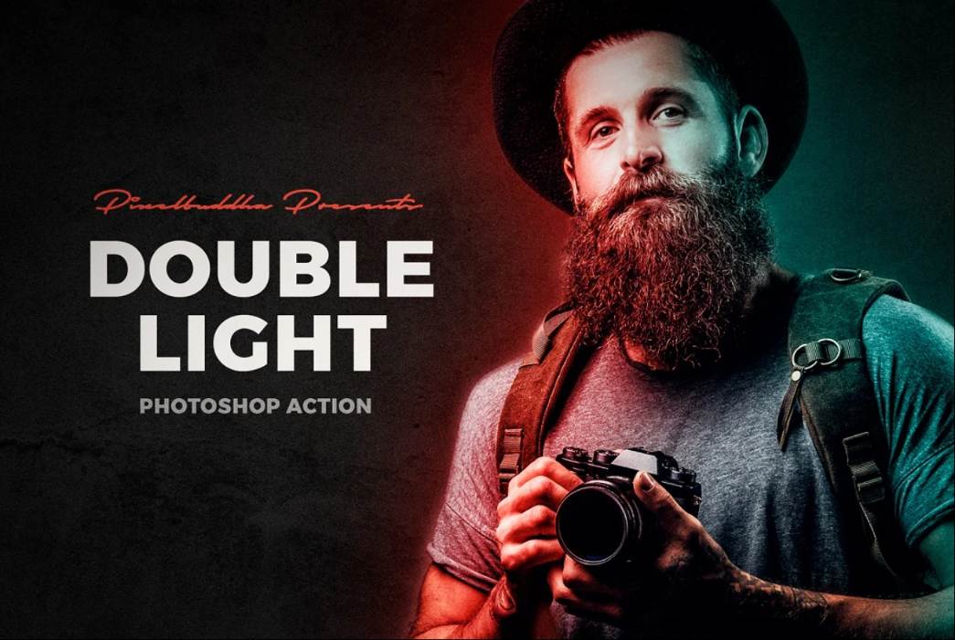 Realistic Double Light Photoshop Effect