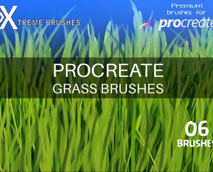 15+ Grass Brushes ABR Procreate FREE Download