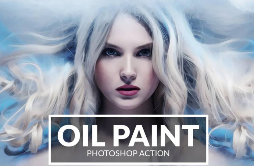 Realistic Oil Paint action Effect
