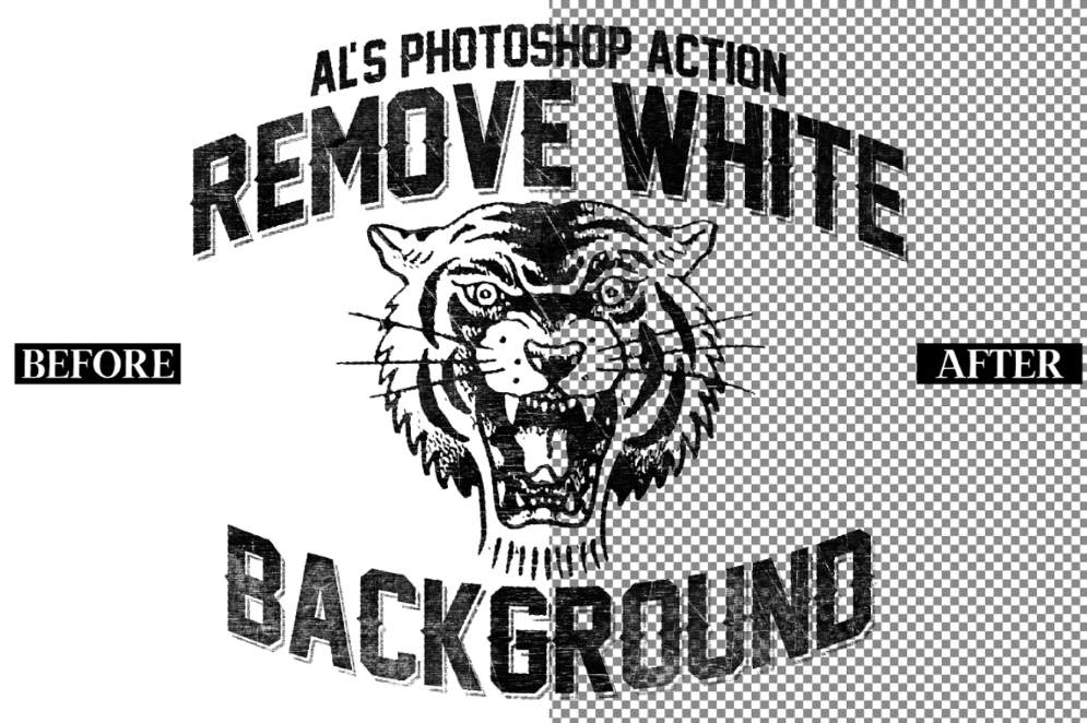 Remove White Background Effect
