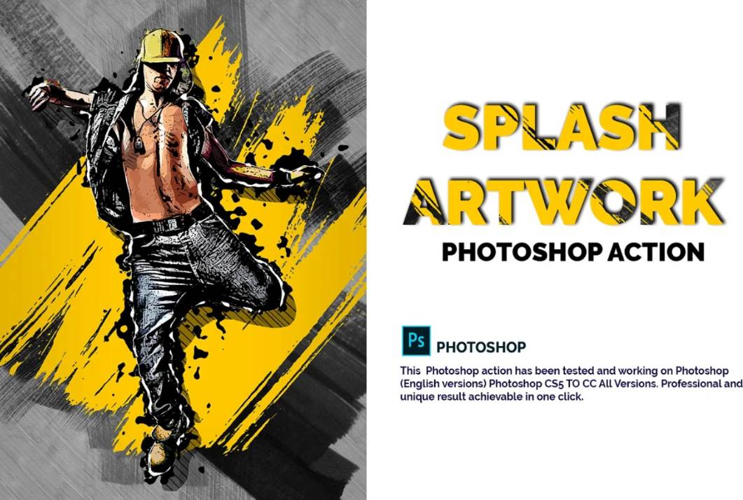 Splash Artwork Photoshop Effect