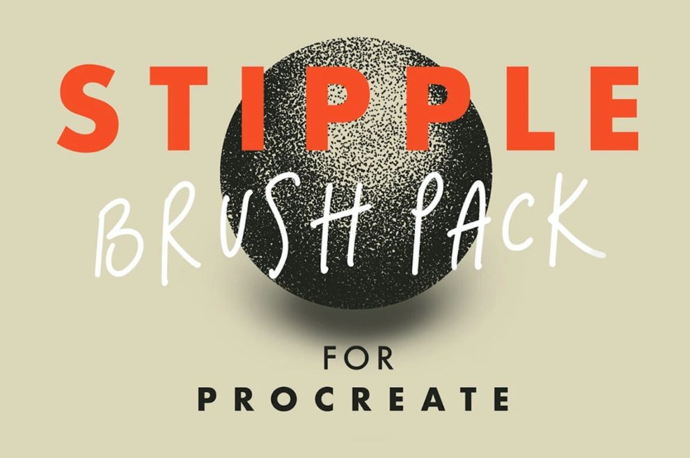 Stipple Brush Pack for Procreate