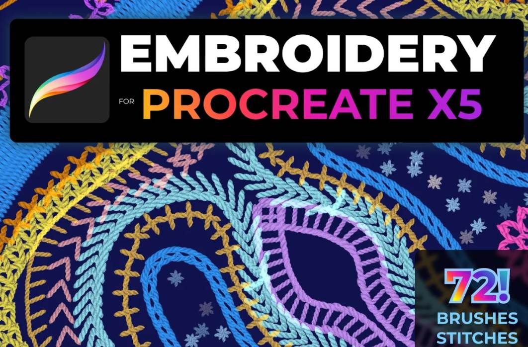 Stitch Embriodery Brush Designs