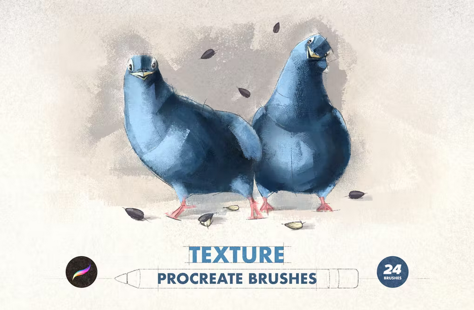 Texture-Procreate-Brushes