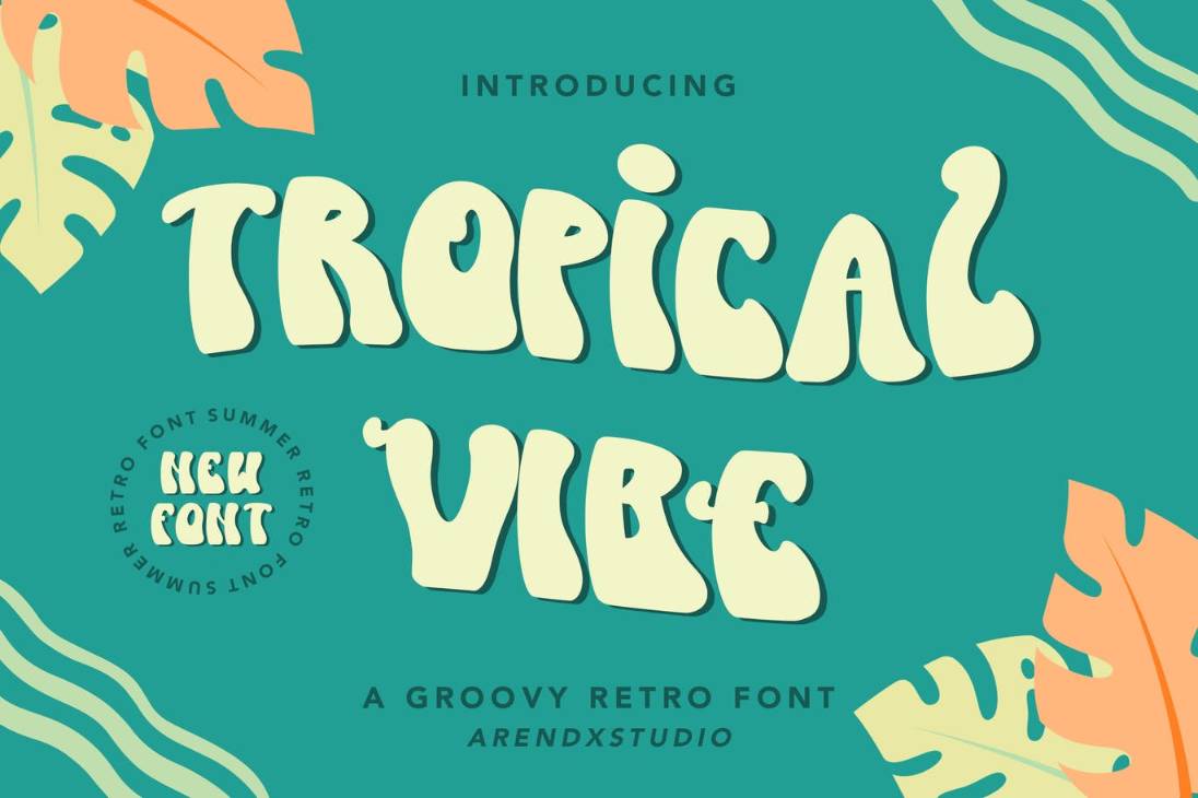Tropical Vibe Typeface