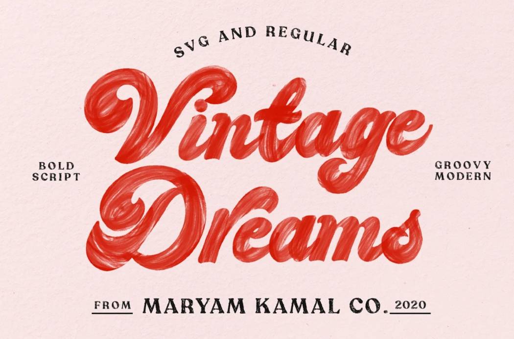 Vintage Dreamy Modern Font