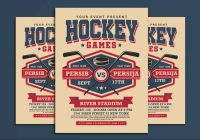 hockey flyer template