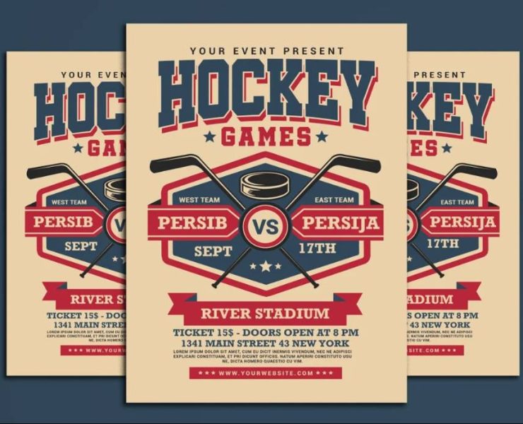 15+ Hockey Flyer Template PSD Ai Free Download