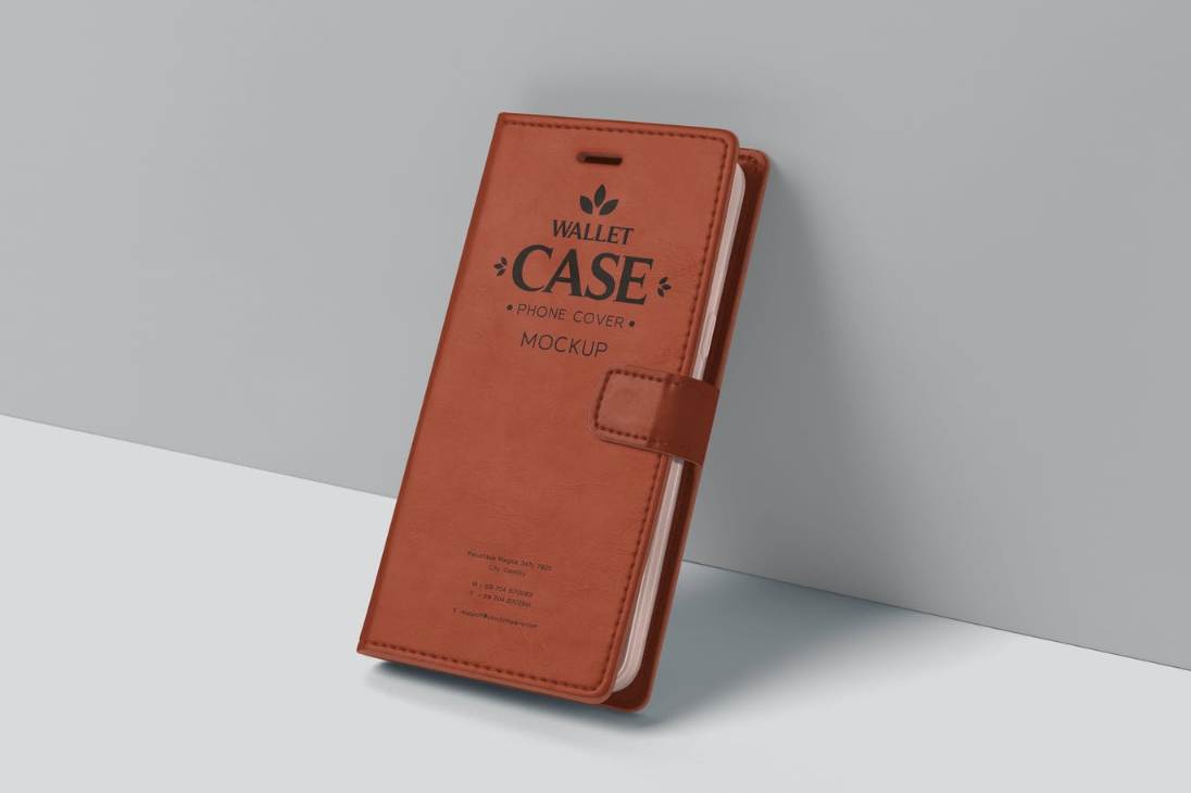 Wallet case Cover PSD