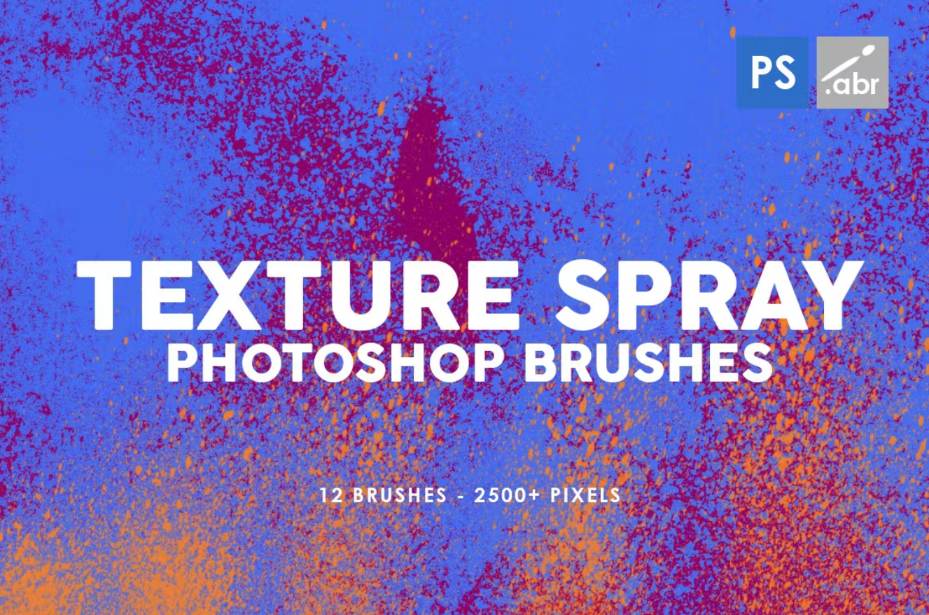 12 Spray Textured Brush ABR