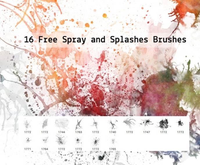 16 Free Spray and Splash Brush